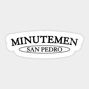 San Pedro Minutemen Sticker